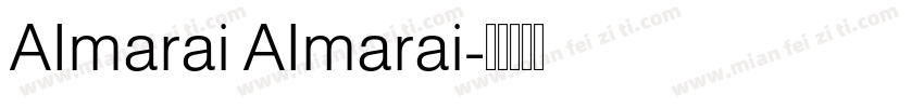 Almarai Almarai字体转换
